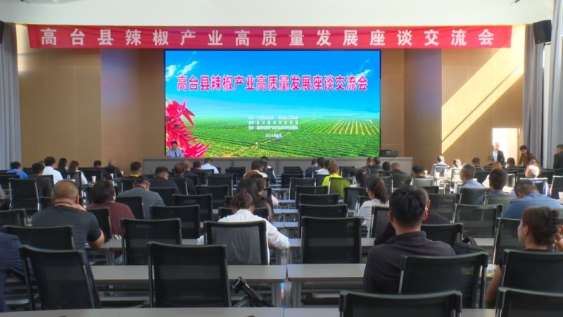 我院蔬菜研究所科技人員參加高臺縣辣椒產業推介會及辣椒高質量發展座談交流會